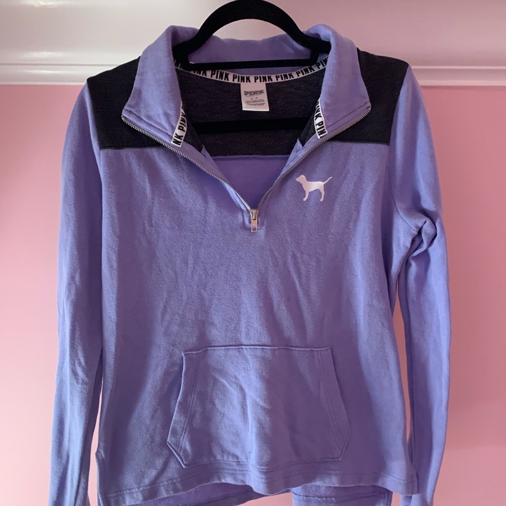 Pink half zip jacket